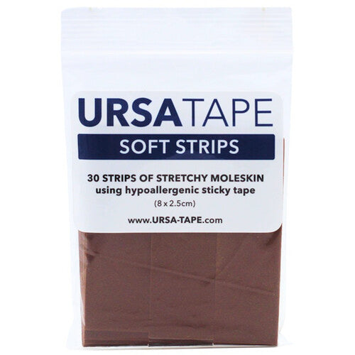 Remote Audio URSA Small Soft Strip Tape for Lavalier Microphones (30-Pack, Caramel)