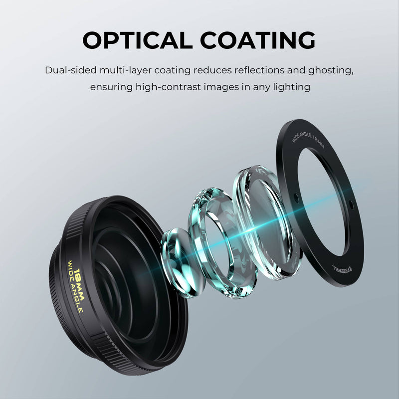 Freewell 18mm Wide-Angle Lens for Smartphones with 17mm Mount