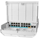 MikroTik netPower 15FR 16-Port 10/100 Mb/s PoE Compliant Managed Outdoor Network Switch