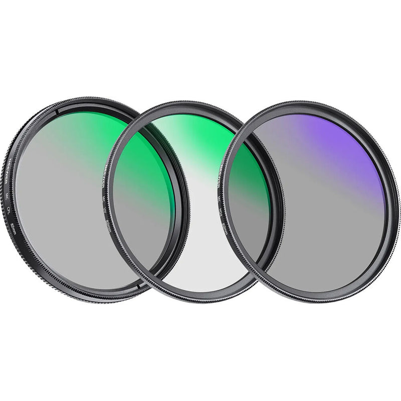 Neewer NW Series A UV & CPL & ND4 Lens Filter Kit (49mm)