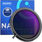 Neewer True Colors HD Combo VND/CPL Filter with Adjustment Rod (77mm, 1.5- to 6-Stop)