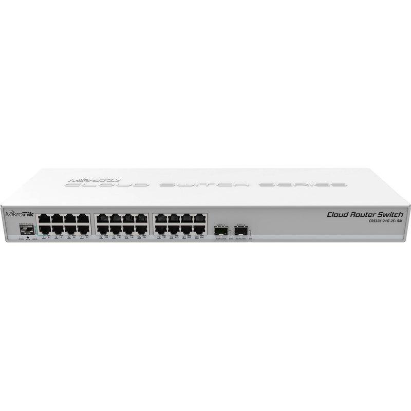 MikroTik CRS326-24G-2S+RM 24-Port Gigabit Managed Network Switch