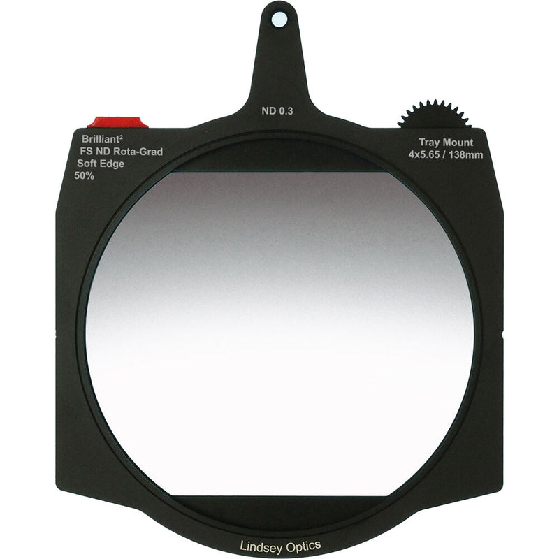 Lindsey Optics Rota-Grad FSND Graduated ND Soft Edge Filter (4 x 5.65", 1-Stop)