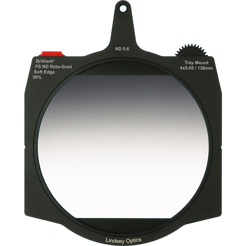 Lindsey Optics Rota-Grad FSND Graduated ND Soft Edge Filter (4 x 5.65", 2-Stop)
