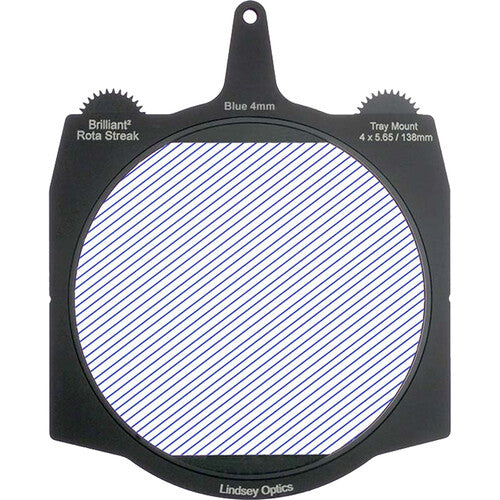 Lindsey Optics Brilliant&sup2; Rota-Streak (4 x 5.65", Blue-Krystal)