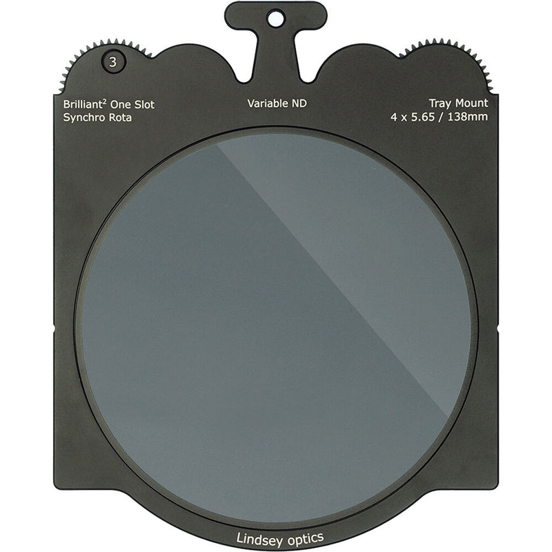 Lindsey Optics Brilliant&sup2; 1-Slot Variable ND Filter (4 x 5.65", 2 to 8-Stop)