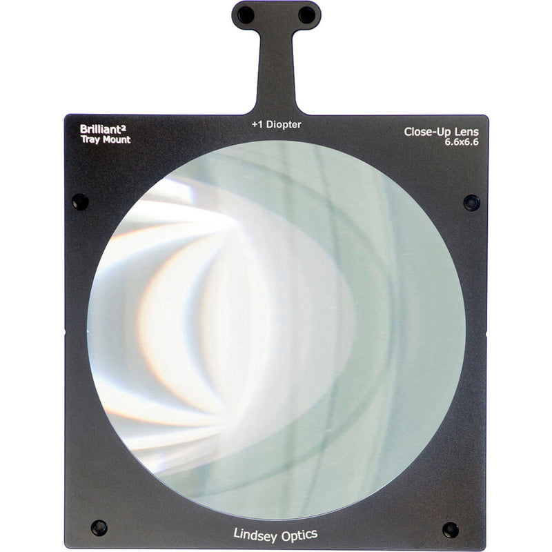 Lindsey Optics Brilliant&sup2; 6.6 x 6.6" Diopter Tray Mount Close-Up Lens (1)
