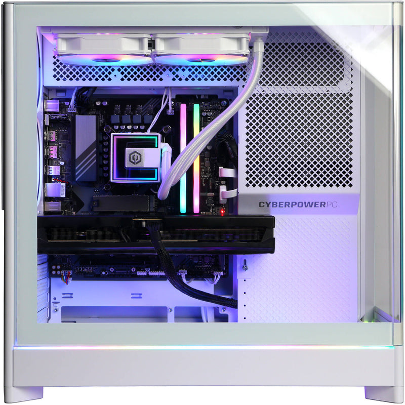 CyberPowerPC Gamer Supreme Liquid Cool Desktop Computer (White)