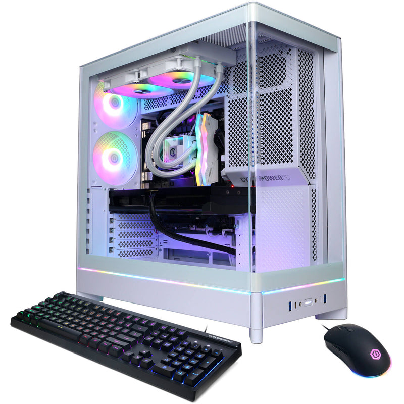 CyberPowerPC Gamer Supreme Liquid Cool Desktop Computer (White)