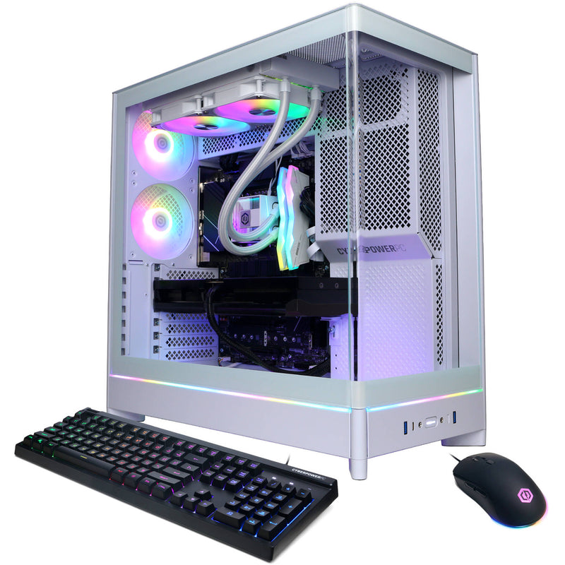 CyberPowerPC Gamer Supreme Liquid Cool Desktop Computer (White)