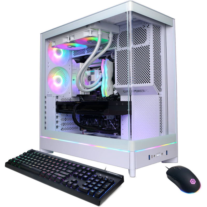 CyberPowerPC Gamer Supreme Liquid Cool Desktop Computer (White)