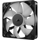 CORSAIR RS120 ARGB 120mm PWM Fan (Black, 3-Pack)
