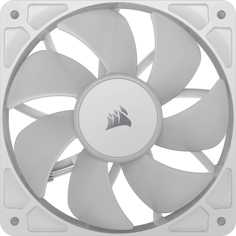 CORSAIR RS120 ARGB 120mm PWM Fan (White, 3-Pack)