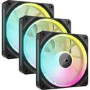CORSAIR iCUE LINK LX120 RGB Triple 120mm PWM Fan Starter Kit (Black)