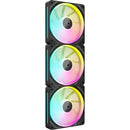 CORSAIR iCUE LINK LX120 RGB Triple 120mm PWM Fan Starter Kit (Black)