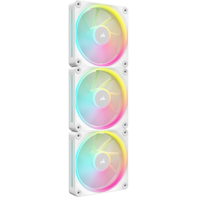 CORSAIR iCUE LINK LX120 RGB Triple 120mm PWM Fan Starter Kit (White)