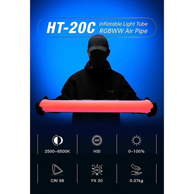 Aparo APARO HT-20C RGBWW Inflatable LED Tube Light with Built-In Battery (33.5")