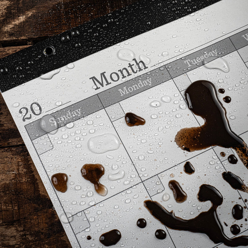 Rite in the Rain Undated 13-Month All-Weather Desk Calendar