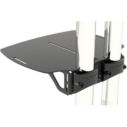 Premier Mounts Pole Mounted Shelf for Dual-Pole Carts and Stands