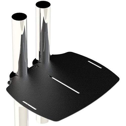 Premier Mounts Pole Mounted Shelf for Dual-Pole Carts and Stands