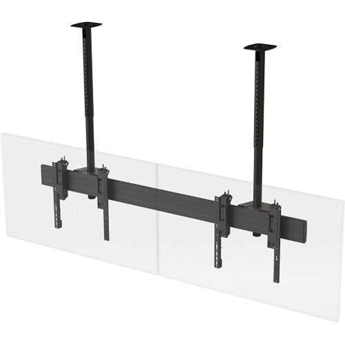 Premier Mounts 2x1 Ceiling-Mounted Symmetry Menu Board Video Wall Mount for Displays Up to 55"