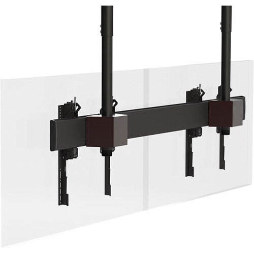 Premier Mounts 2x1 Ceiling-Mounted Symmetry Menu Board Video Wall Mount for Displays Up to 55"