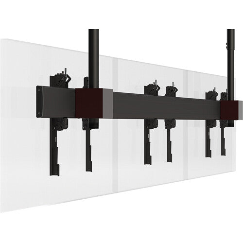 Premier Mounts SYM3X1C 3x1 Ceiling Mounted Symmetry Menu Board Video Wall Mount for up to 55" Displays