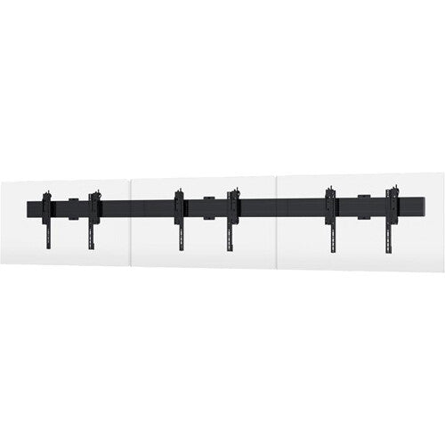 Premier Mounts SYM-3X1W 3x1 Wall-Mounted Symmetry Menu Board Video Wall Mount for up to 55 Displays