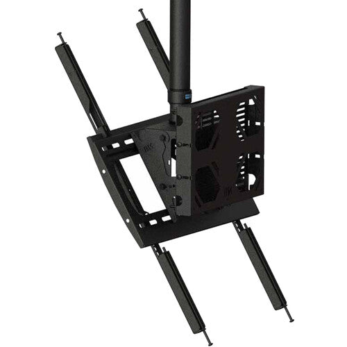 Premier Mounts Ultra Tilt Single Portrait Ceiling Mount for up to 75" Displays