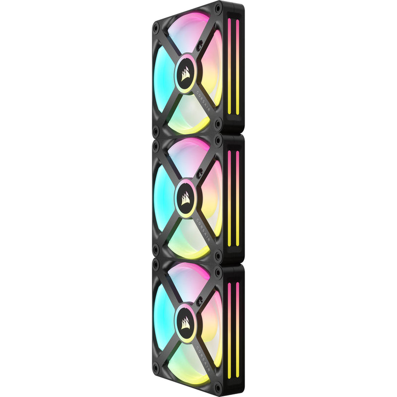 CORSAIR iCUE LINK QX120 RGB Triple 120mm PWN Fan Starter Kit (Black)