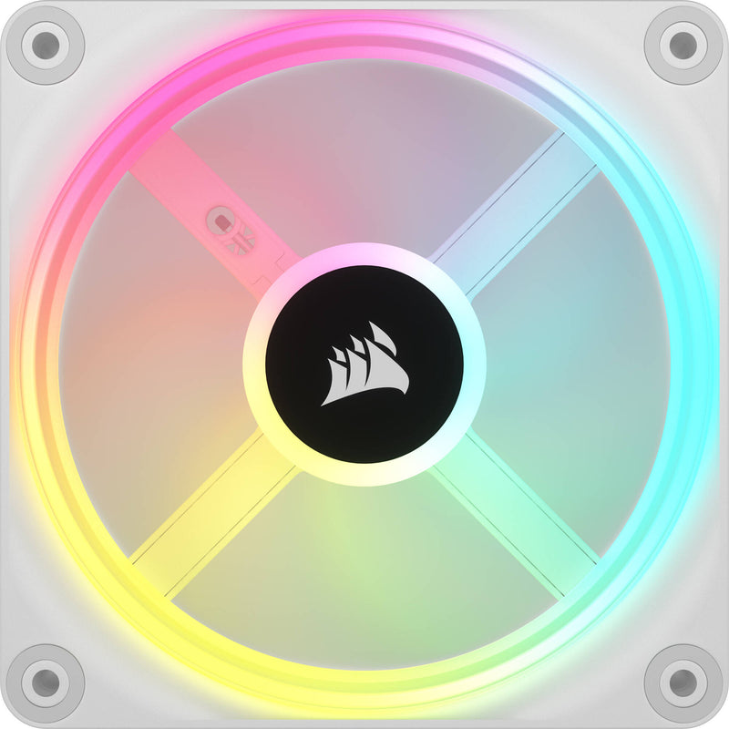 CORSAIR iCUE LINK QX120 RGB 120mm PWM Fan (White)