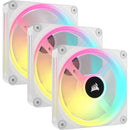 CORSAIR iCUE LINK QX120 RGB Triple 120mm PWN Fan Starter Kit (White)