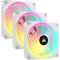 CORSAIR iCUE LINK QX120 RGB Triple 120mm PWN Fan Starter Kit (White)