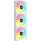 CORSAIR iCUE LINK QX120 RGB Triple 120mm PWN Fan Starter Kit (White)