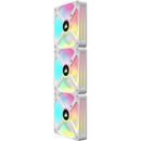 CORSAIR iCUE LINK QX120 RGB Triple 120mm PWN Fan Starter Kit (White)