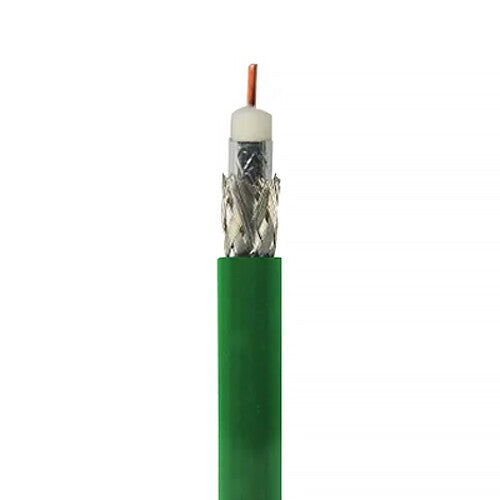 Belden 1694A RG6 Low Loss Serial Digital Coaxial Cable (1000', Green)