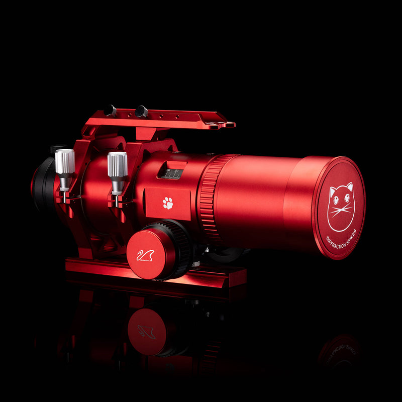 William Optics Cat 61 WIFD 61mm f/4.9 Apochromatic Refractor Telescope (Red, OTA Only)