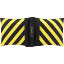 Impact Filled Saddle Sandbag (25 lb, Caution Striped, Set of 4)