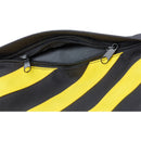 Impact Filled Saddle Sandbag (20 lb, Caution Striped, Set of 4)