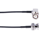 AUDIOROOT RG-174/U BNC to Right-Angle BNC RF Cable (19.6")