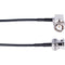 AUDIOROOT RG-174/U BNC to Right-Angle BNC RF Cable (19.6")