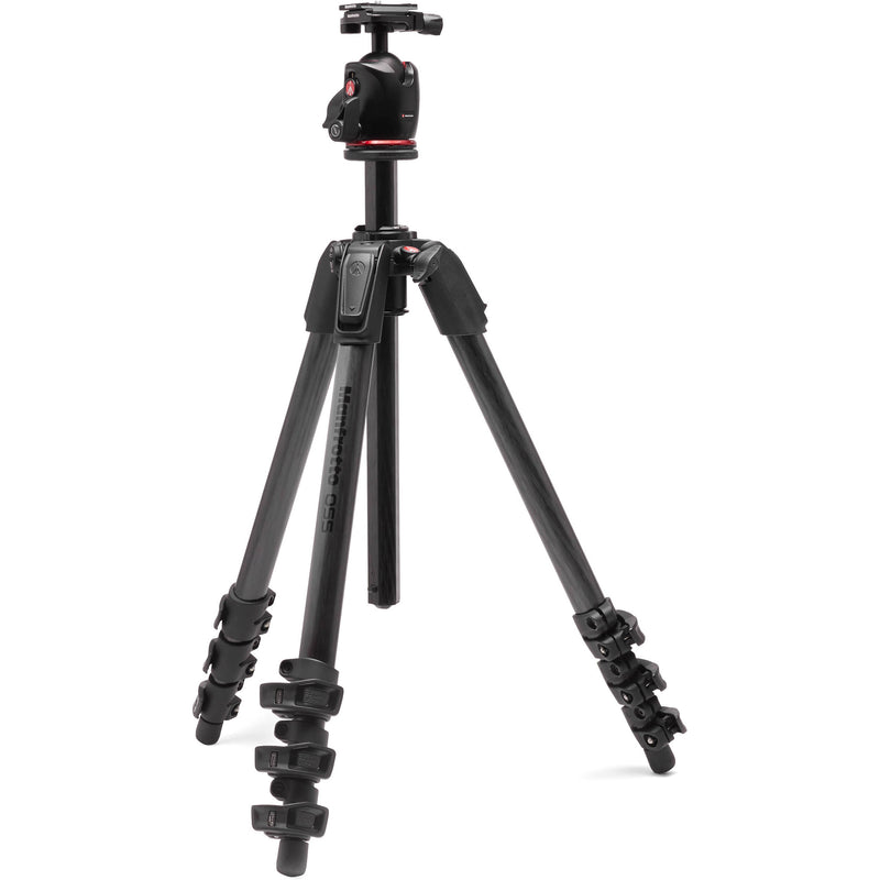 Manfrotto 055XPRO 4-Section Photo AS Carbon Fiber Tripod Kit