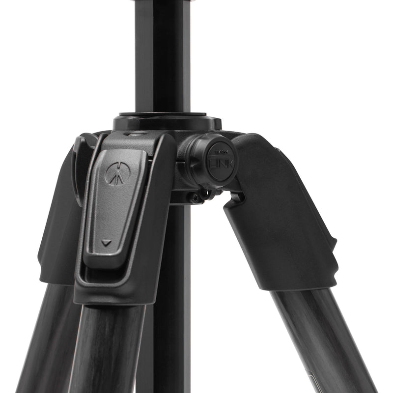 Manfrotto 4-Section Carbon Fiber Video Tripod Kit with Fluid Head