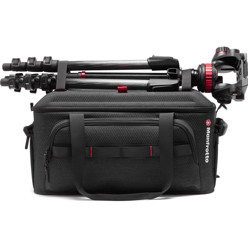 Manfrotto 4-Section Carbon Fiber Video Tripod Kit with Fluid Head