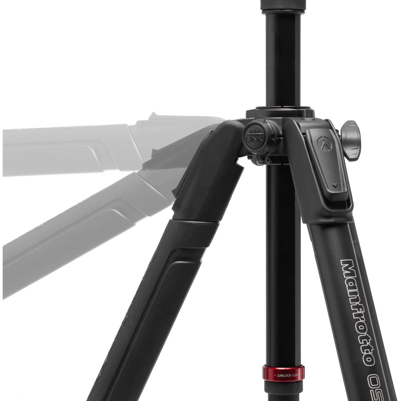 Manfrotto 3-Section Aluminum Video Tripod Kit with Fluid Head