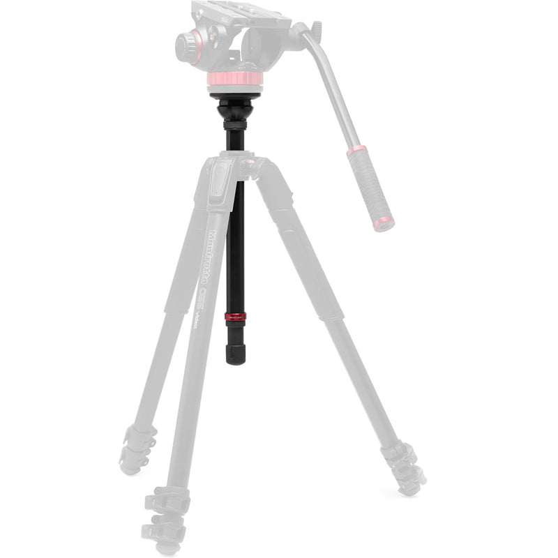 Manfrotto 3-Section Aluminum Video Tripod Kit with Fluid Head