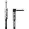 Gator Backline Series 1/4" Straight to 1/4" Right Angle Instrument Cable (Brown/Yellow, 20')