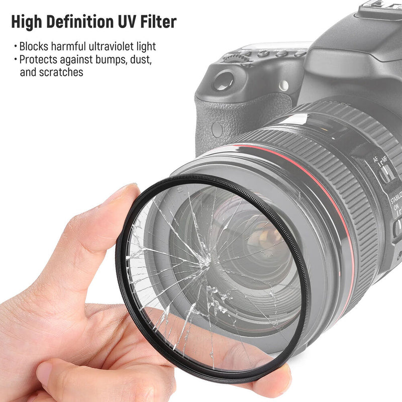 Neewer NW Series A UV & CPL & ND4 Lens Filter Kit (49mm)