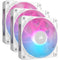 CORSAIR iCUE LINK RX120 RGB Triple 120mm PWN Fan Starter Kit (White)