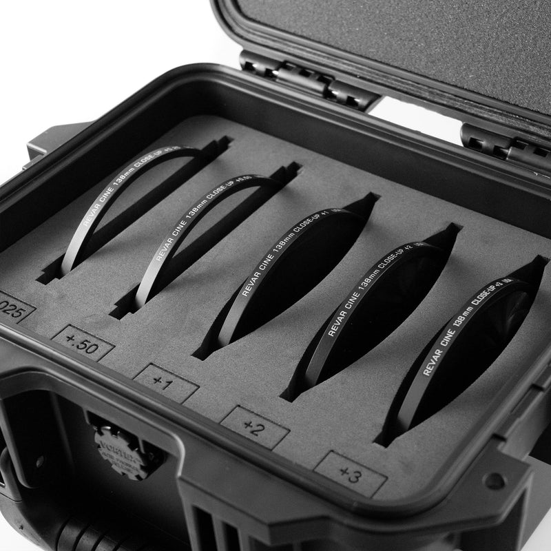 Revar Cine Close-Up 5-Diopter Set with Double 4 x 5.65" Tray and Case (138mm)